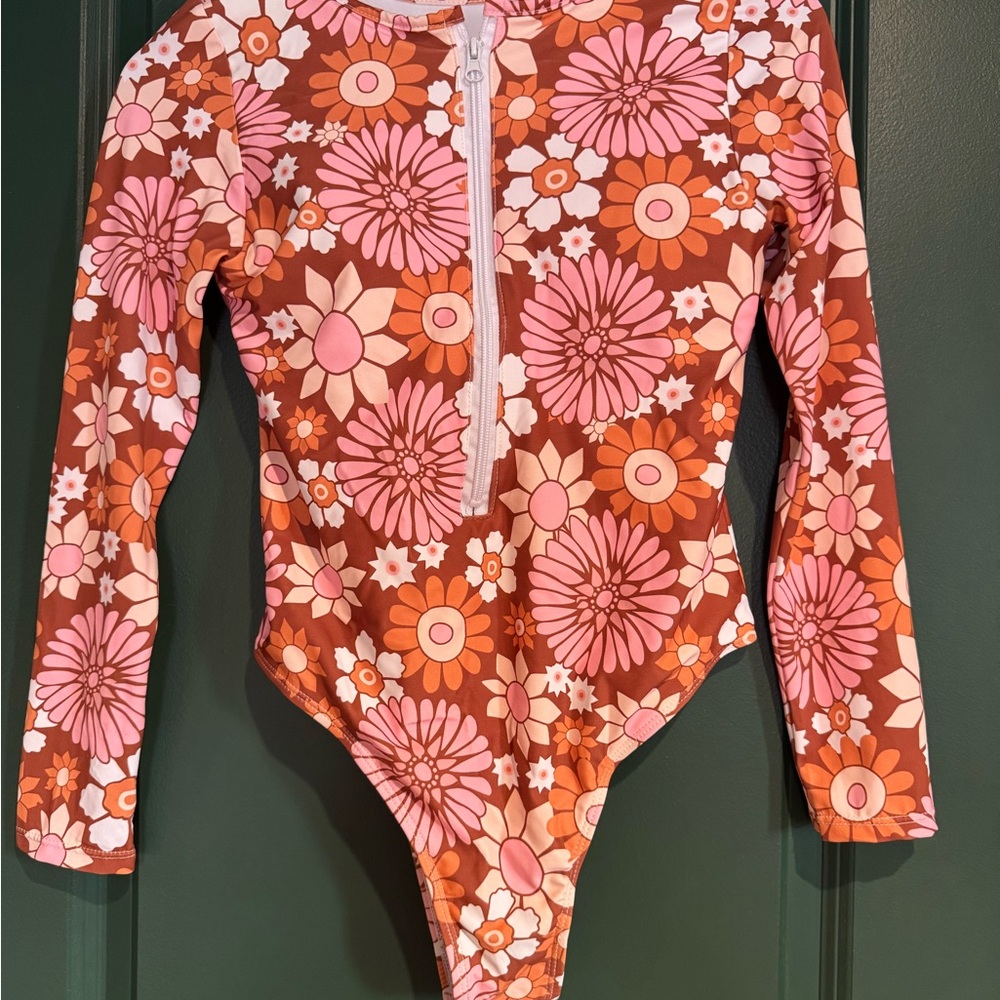 Floral Long Sleeve Bodysuit
